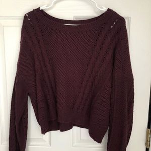 Maroon sweater